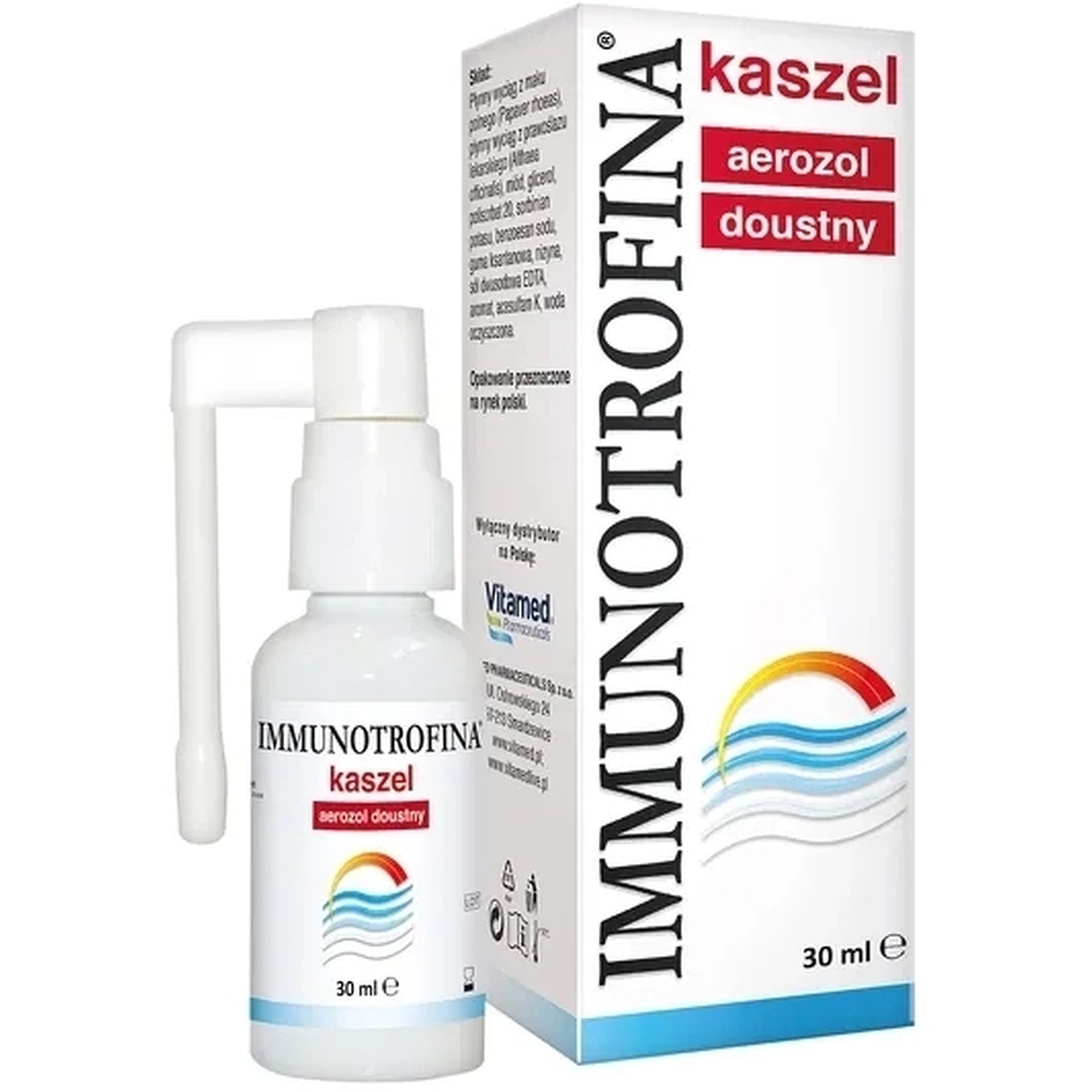Immunotrofina Kaszel aerozol doustny, 30 ml zdjęcie