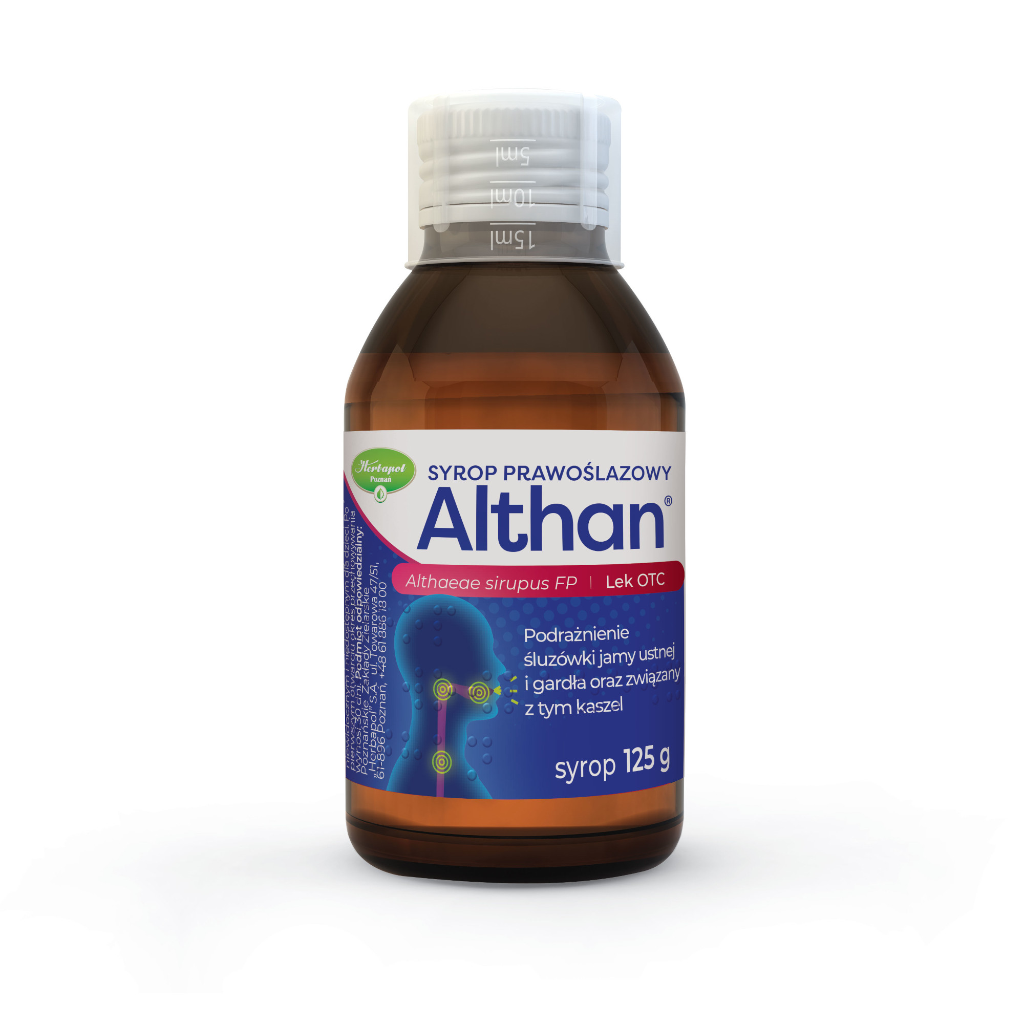 Althan, syrop prawoślazowy, 125 g zdjęcie