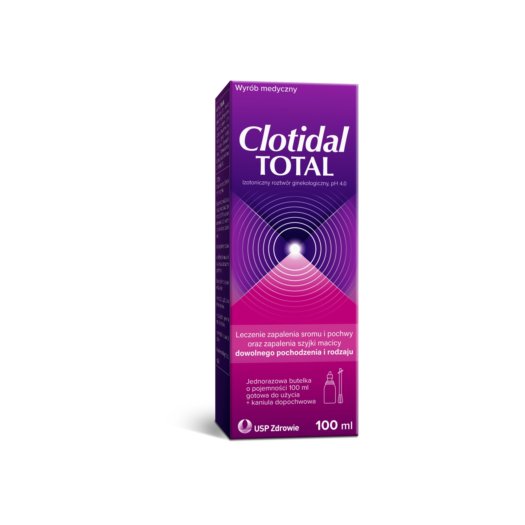 Clotidal TOTAL, roztwór dopochwowy, 1 sztuka