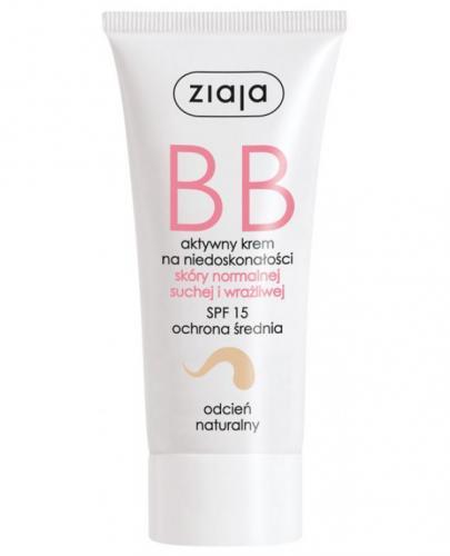 Ziaja BB aktywny krem na niedoskonałości skóry normalnej, suchej i wrażliwej odcień naturalny 50 ml zdjęcie