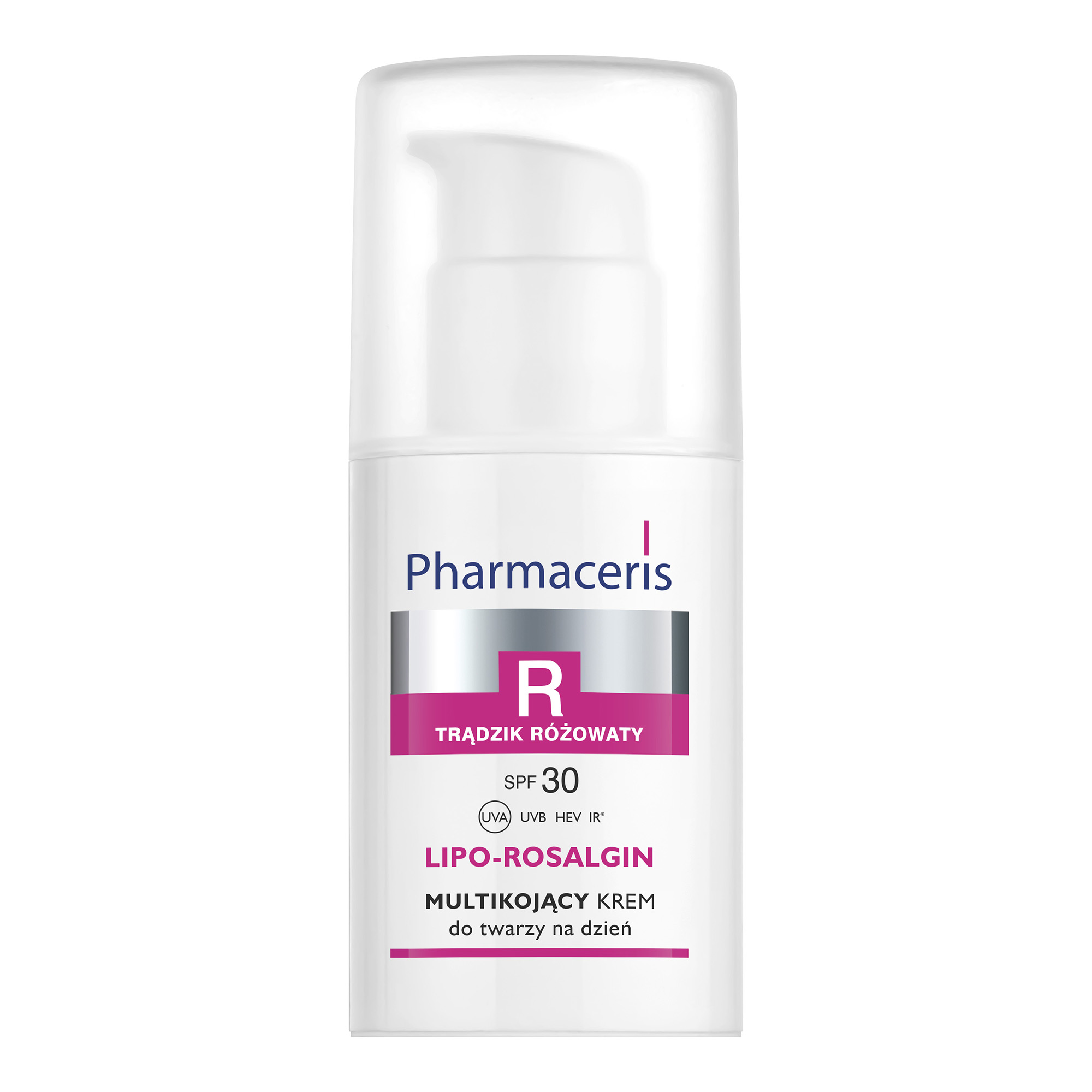 Pharmaceris R LIPO-ROSALGIN, multikojący krem do twarzy na dzień SPF 30, 30 ml