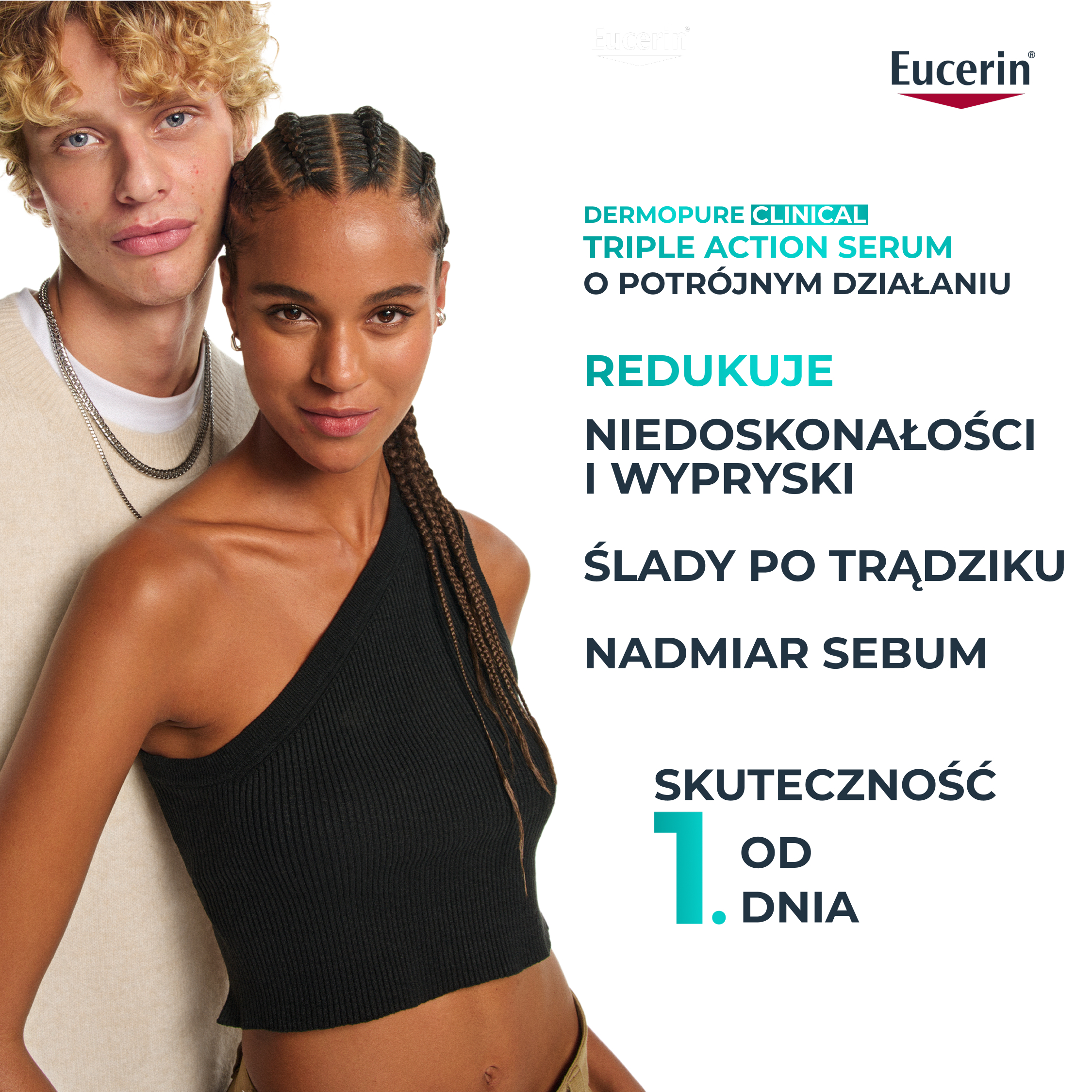 Eucerin Dermopure Clinical, Serum o potrójnym działaniu, 40 ml