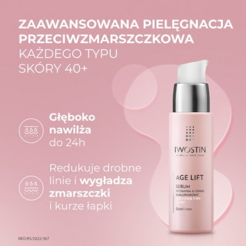 Iwostin Age Lift Serum, 30 ml, cena, opinie, stosowanie