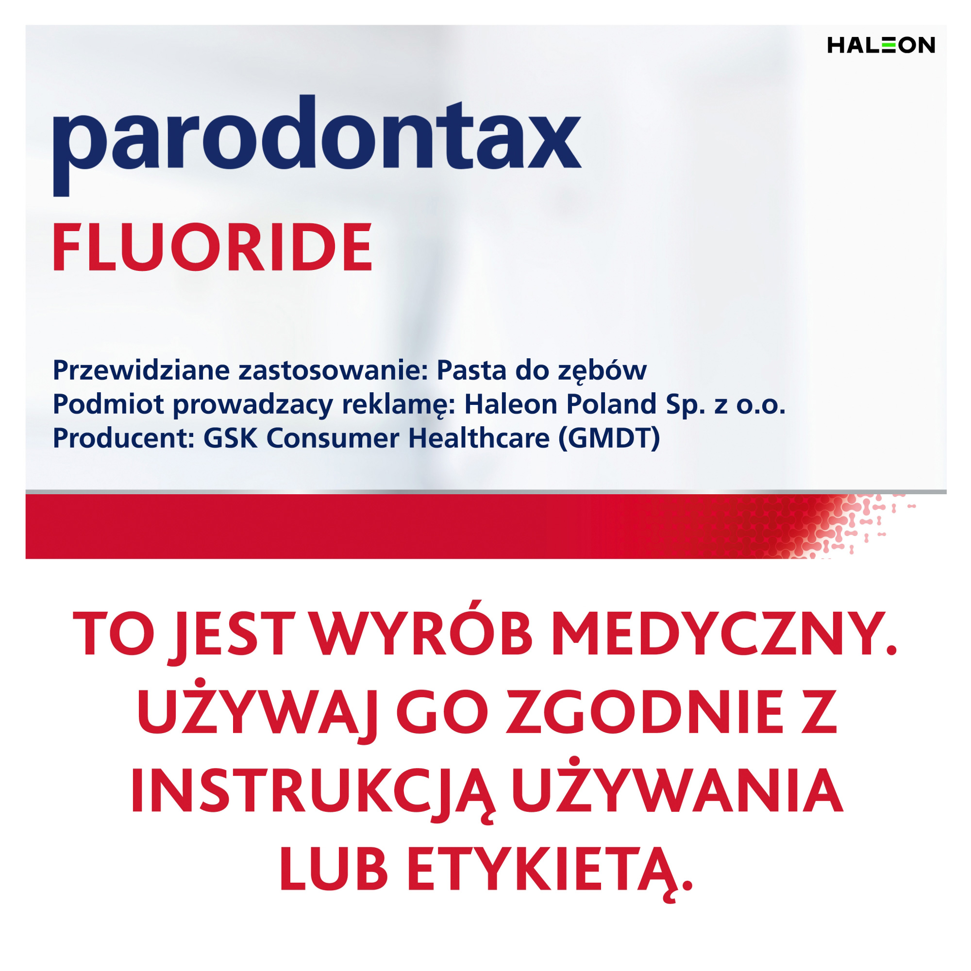 Parodontax Fluoride pasta do zębów przeciw krwawieniu dziąseł 75 ml