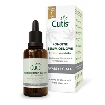 Cutis konopne serum olejowe + CBD 50 ml
