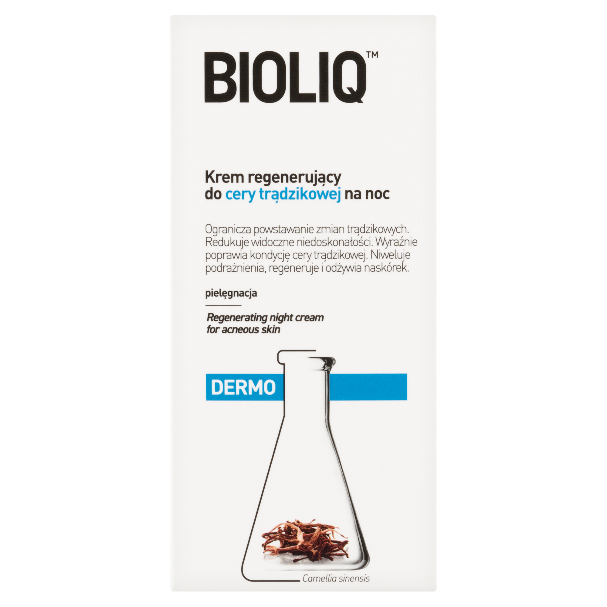 BIOLIQ DERMO Krem regenerujący do cery trądzikowej na noc, 50 ml zdjęcie