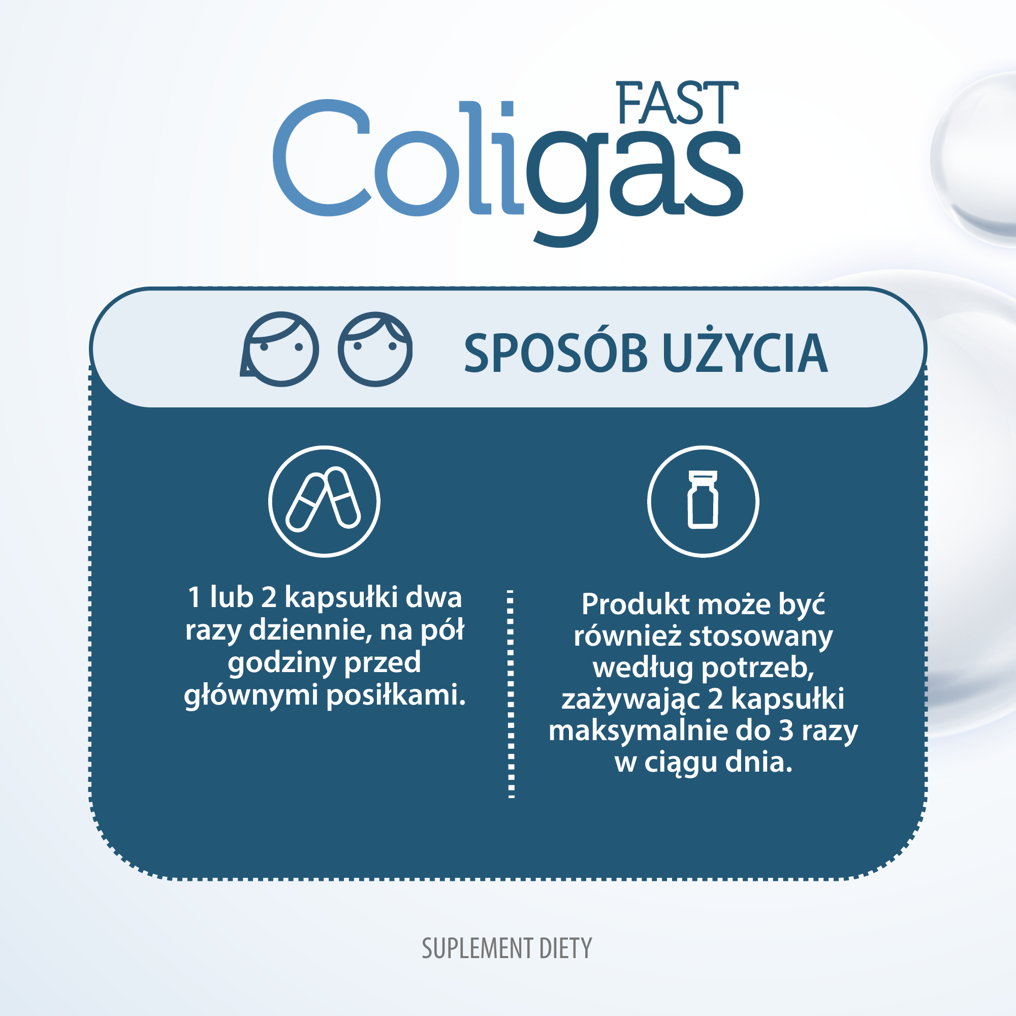 Aboca Coligas Fast 30 kapsułek