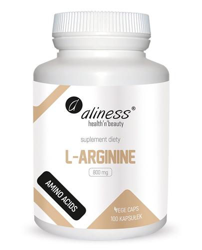 Aliness L-Arginine 800 mg - 100 kaps. Na odporność - cena, opinie, stosowanie  zdjęcie