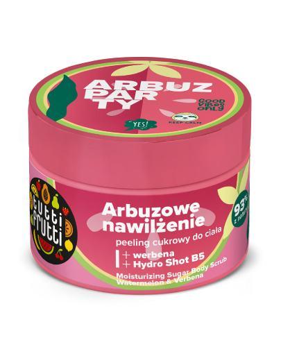 Tutti Frutti ARBUZ i WERBENA + Hydro Shot B5 Nawilżający peeling cukrowy do ciała, 300 g zdjęcie