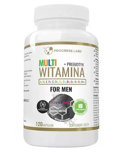 Progress Labs Multiwitamina Complex Men + Prebiotyk witaminy dla mężczyzn 120 kapsułek zdjęcie