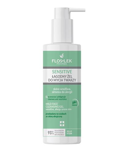 Floslek Sensitive Łagodny Żel do mycia twarzy skóra wrażliwa skłonna do alergii, 175 ml zdjęcie