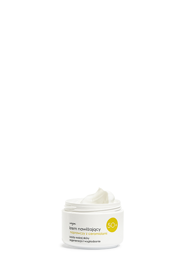 Ziaja Krem nawilżający naprawczy z ceramidami 50+ 50 ml