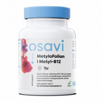 MetyloFolian i Metyl-B12, 60 vegan kaps., cena, opinie, wskazania