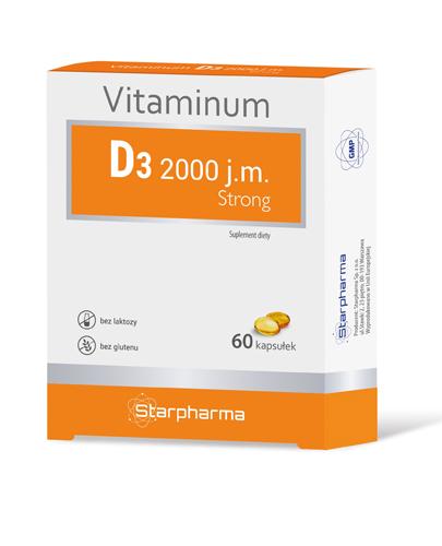 VITAMINUM D3 2000 j.m. STRONG - 60 kapsułek zdjęcie