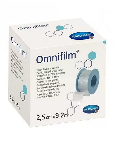 Hartmann Omnifilm przylepiec mocujący z folii 2,5cm x 9,2m 1 sztuka zdjęcie