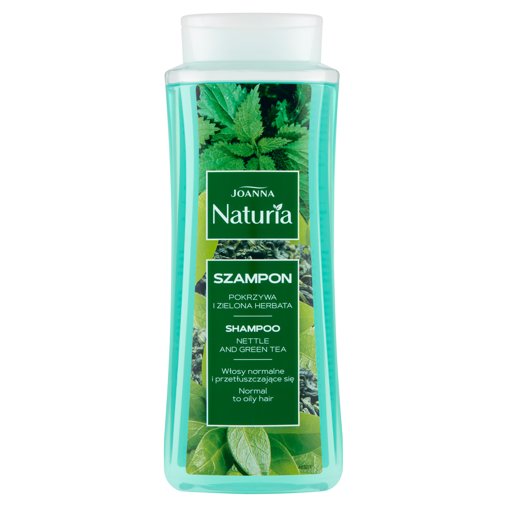 Joanna Naturia Szampon z pokrzywą i zieloną herbatą, 500 ml