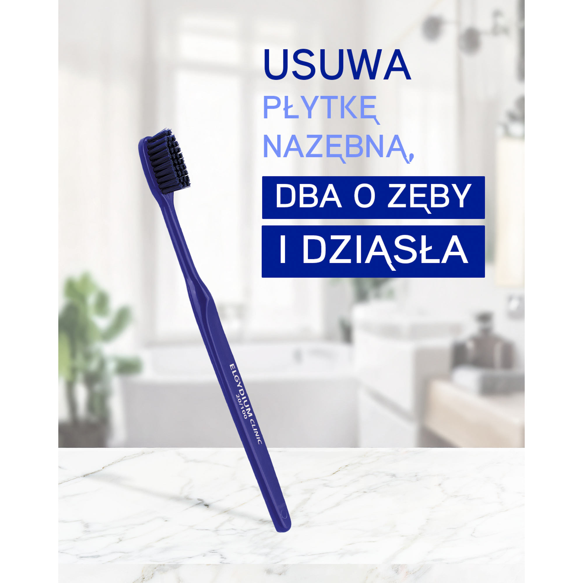 ELGYDIUM CLINIC 20/100 Miękka szczoteczka do zębów 1 sztuka