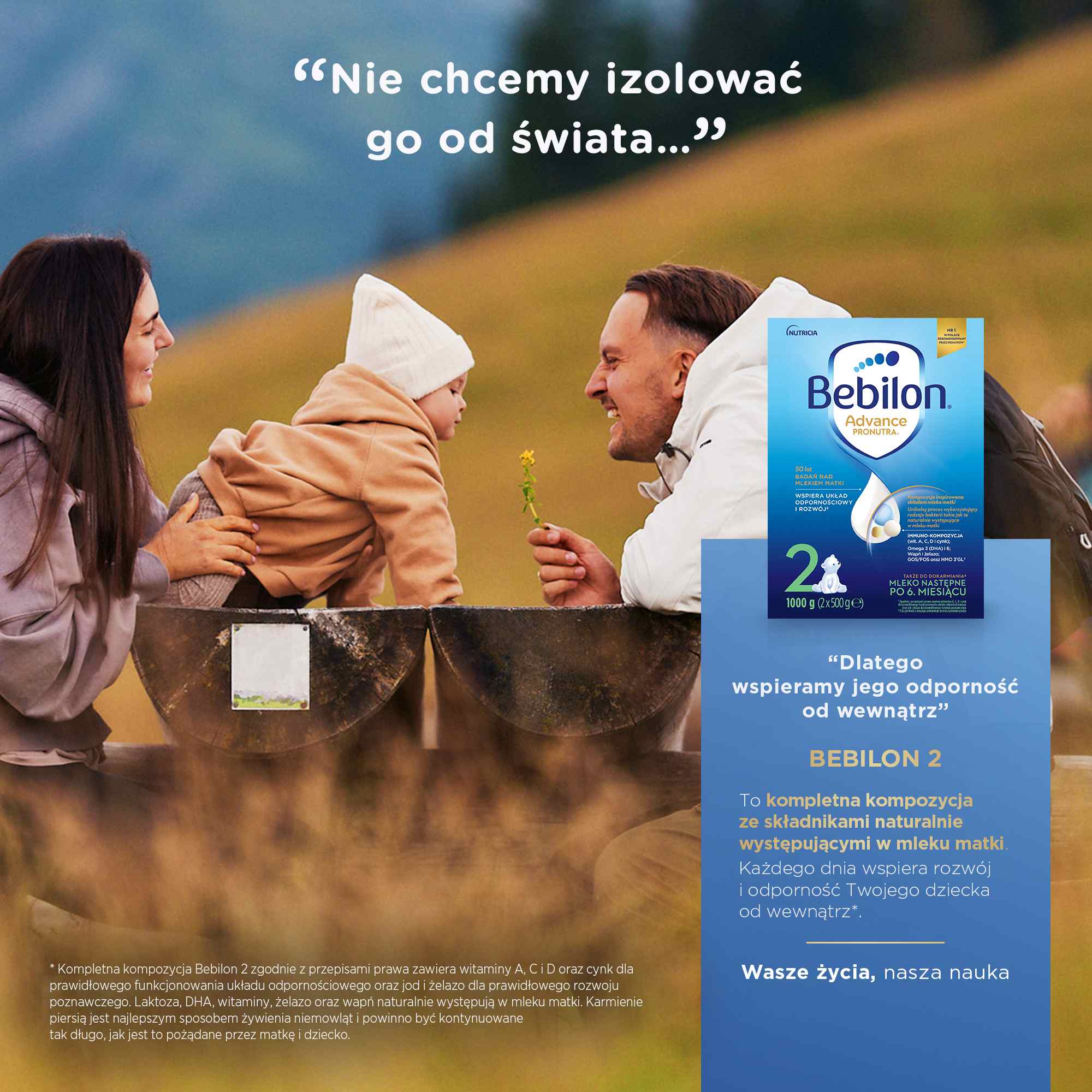 Bebilon 2 Pronutra Advance, mleko modyfikowane po 6 miesiącu, 1000 g