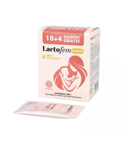 Pharma Dot, Lactofem Forte smak bananowy, 14 saszetek zdjęcie