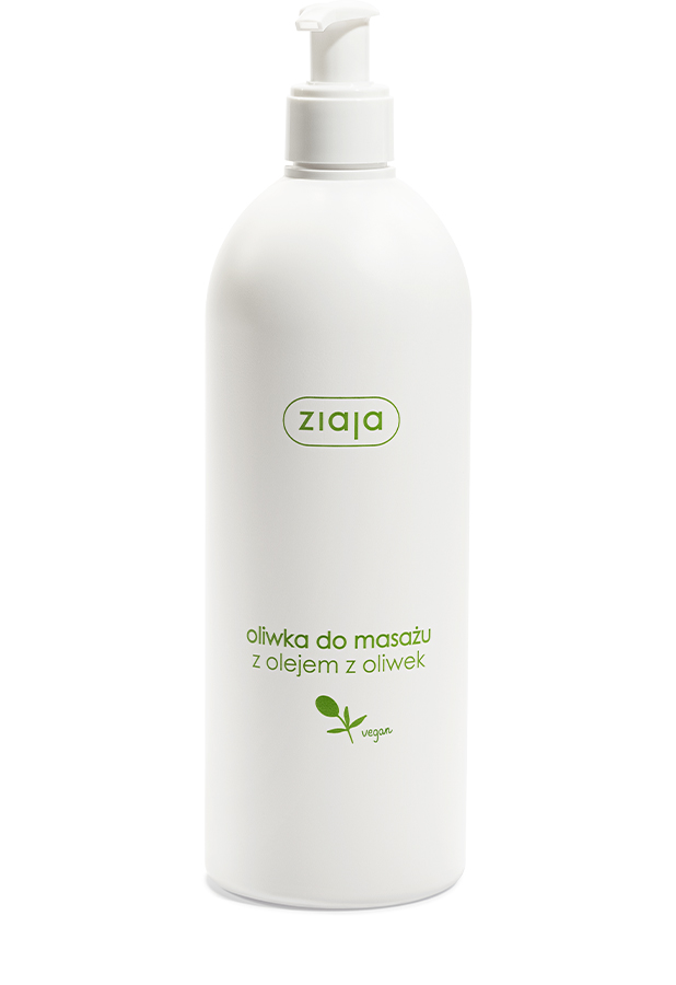 Ziaja Oliwkowa naturalna oliwka do masażu z olejem z oliwek 500 ml zdjęcie