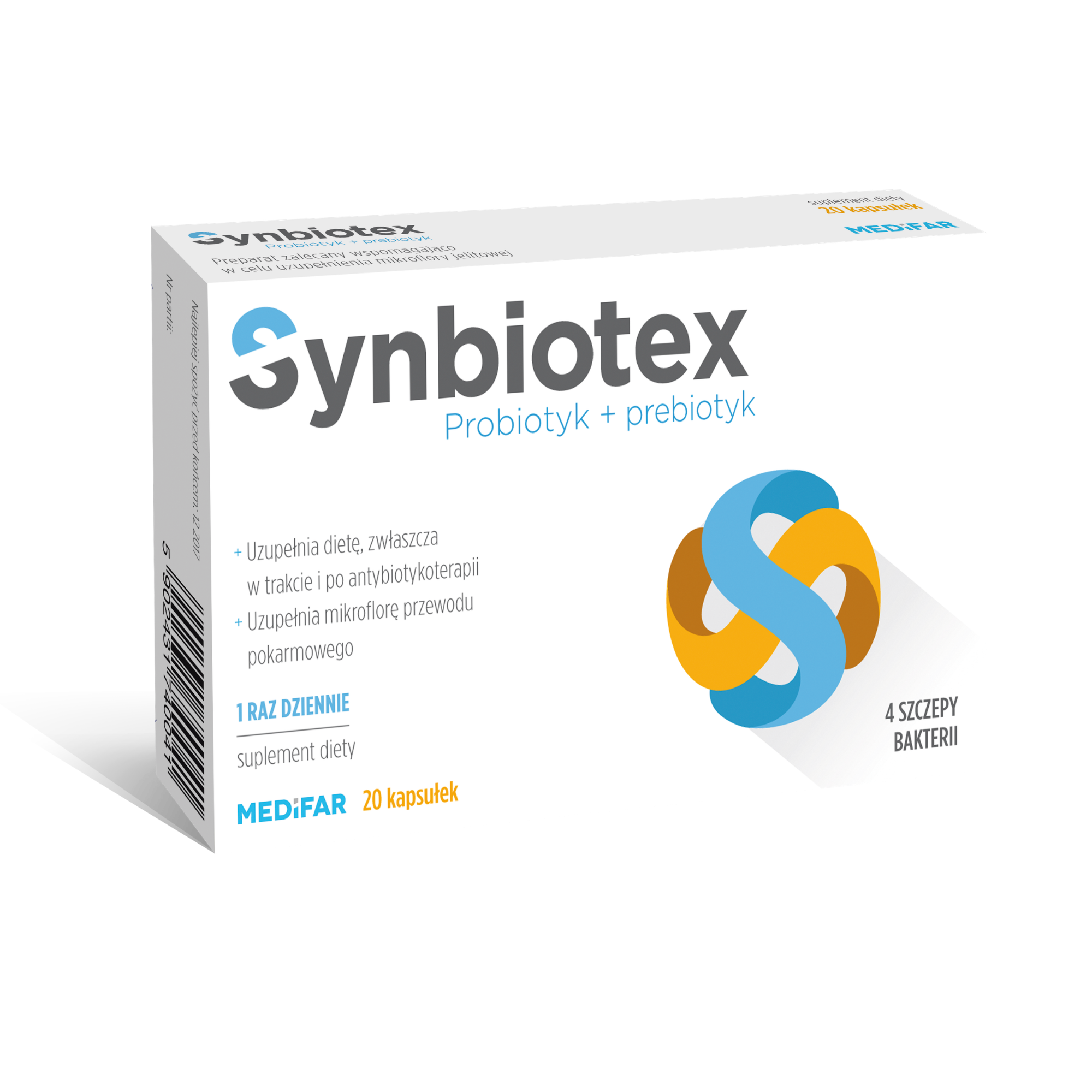 MediFar, Synbiotex, kapsułki, 20 sztuk zdjęcie