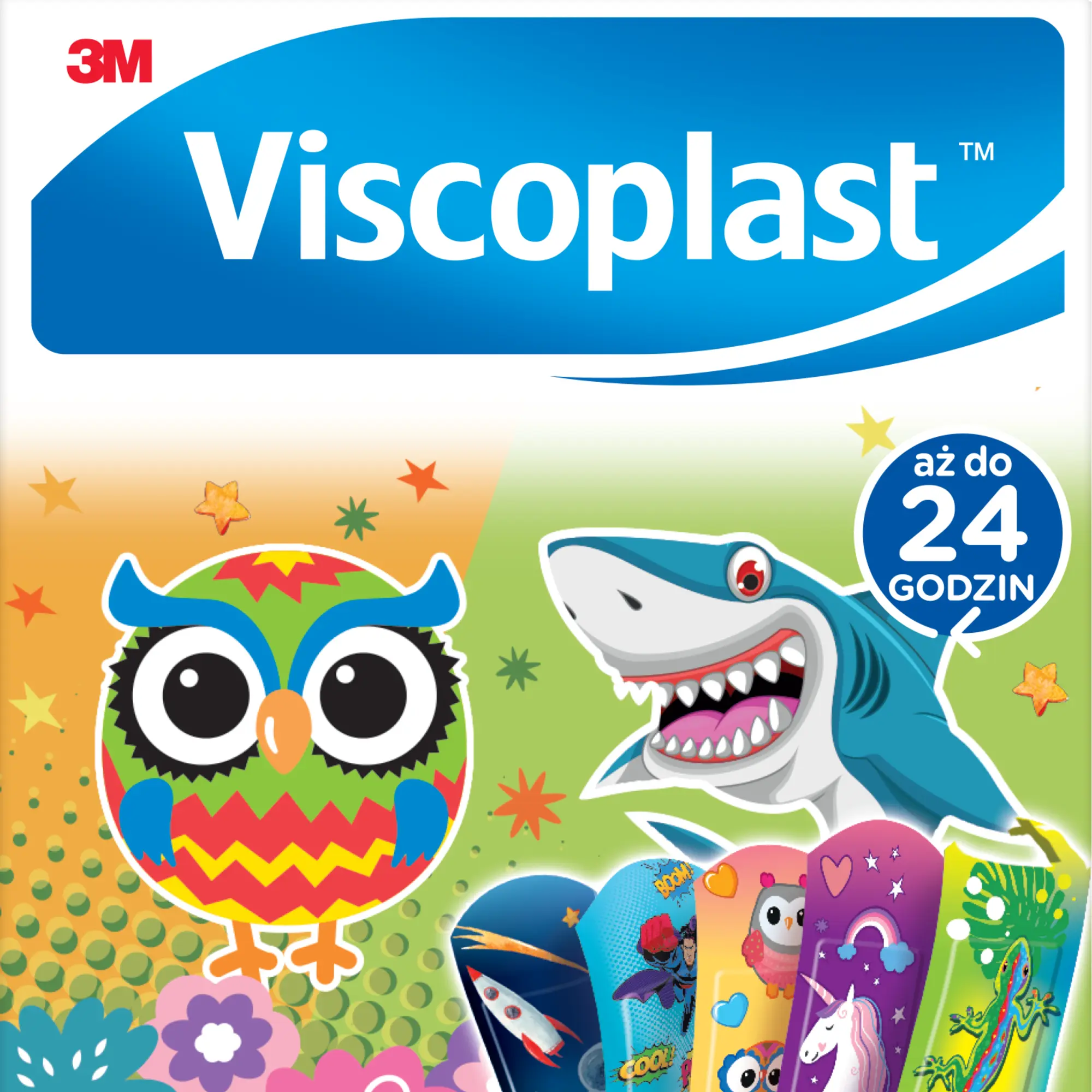 Viscoplast plastry dziecięce Mix 2 rozmiary 50 sztuk zdjęcie