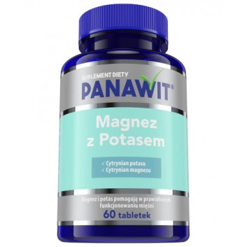 PANAWIT Magnez z Potasem, 60 tabletek