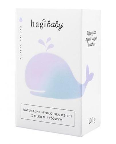 Hagi Baby Naturalne Mydło dla dzieci z olejem ryżowym, 100 g, cena, opinie, stosowanie zdjęcie