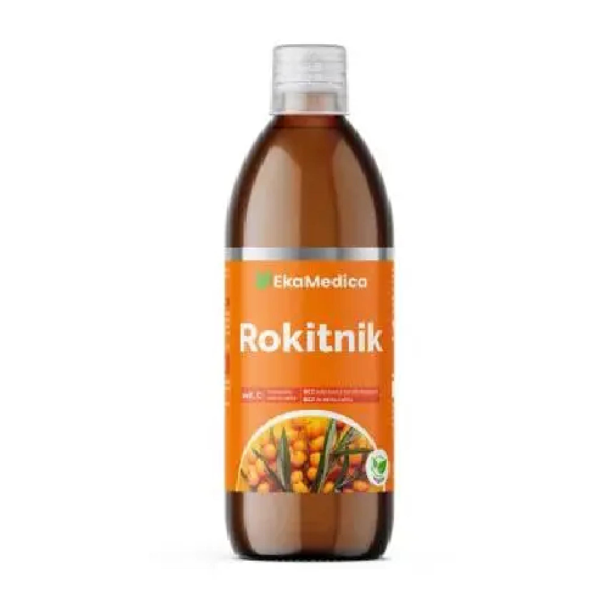 EKAMEDICA, Rokitnik sok, 500 ml zdjęcie