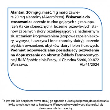 Alantan, maść na skórę, 30 g
