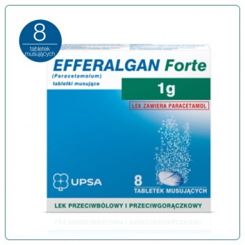 Efferalgan Forte 1 g 8 tabletek musujących