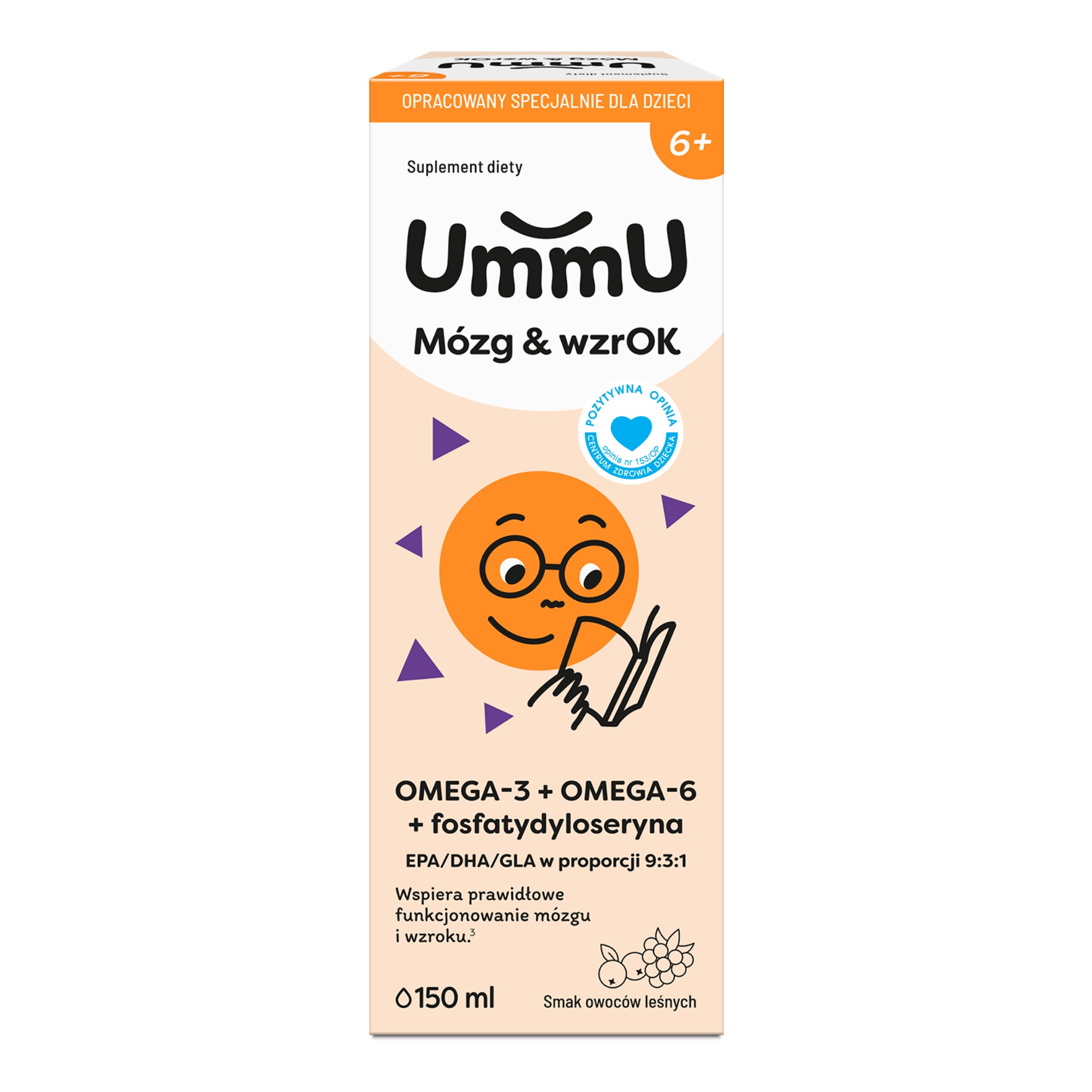 UmmU Mózg&wzrok 6+ płyn, 150 ml zdjęcie