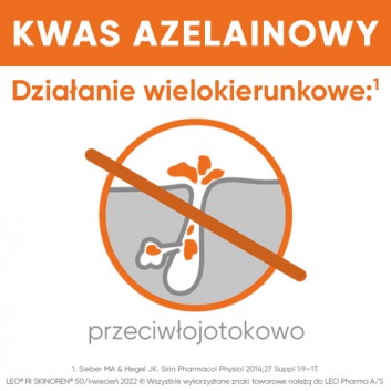 Skinoren 150mg/g żel na trądzik grudkowo-krostkowy 30 g