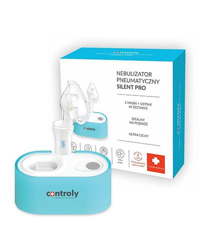 Controly Nebulizator pneumatyczny Silent pro 2 maski  + ustnik - 1 szt. - cena, opinie, wskazania zdjęcie