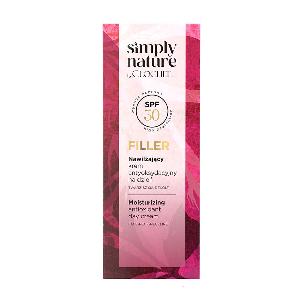 Clochee Simply Nature Filler  SPF 30 krem  na dzień, 50 ml