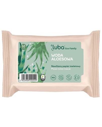 Luba Eco Family Woda Aloesowa Nawilżany Papier toaletowy, 50 szt. - cena, opinie, właściwości zdjęcie