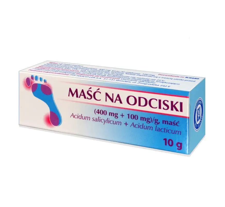 Hasco Maść na odciski 400 mg + 100 mg/g, 10 g zdjęcie