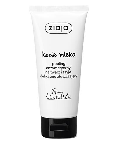 Ziaja Kozie Mleko peeling enzymatyczny na twarz i szyję delikatnie złuszczający 75 ml zdjęcie