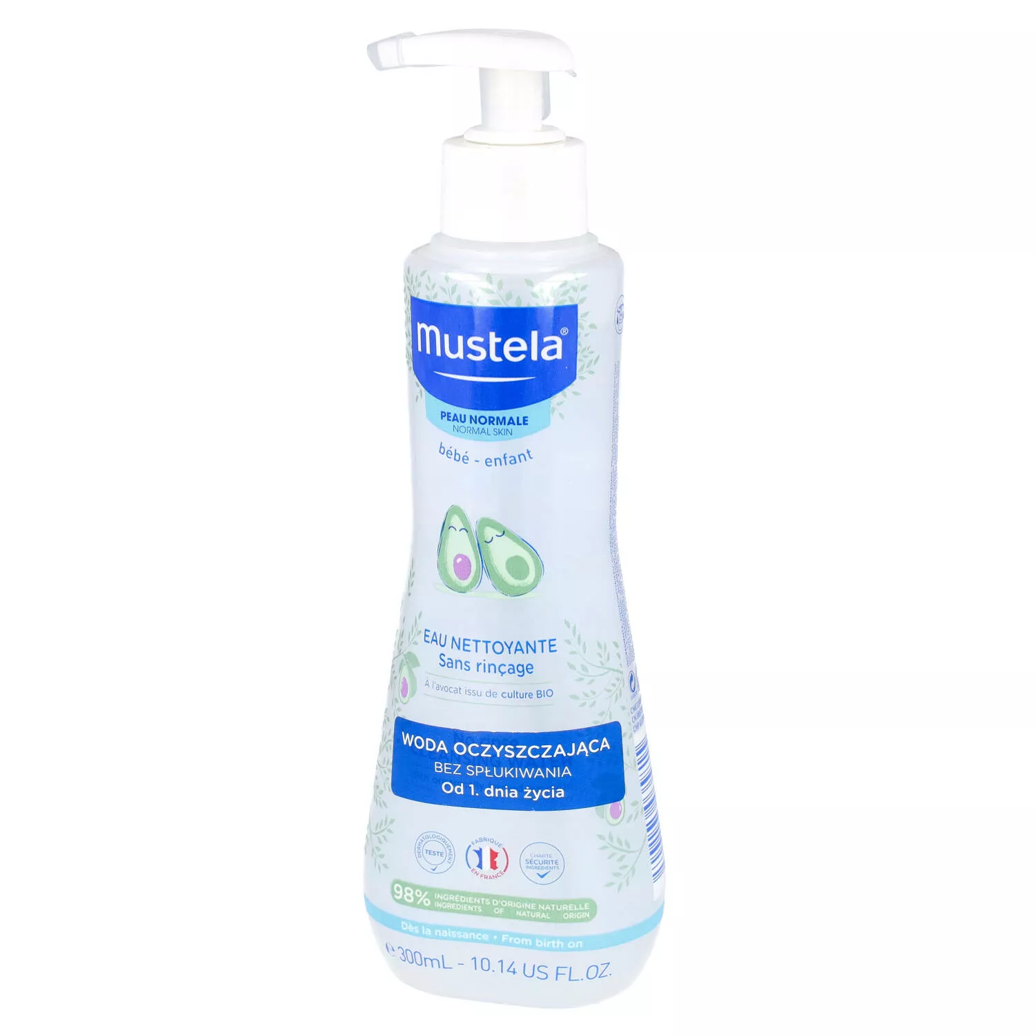Mustela bebe-enfant, woda oczyszczająca bez spłukiwania, 300 ml zdjęcie