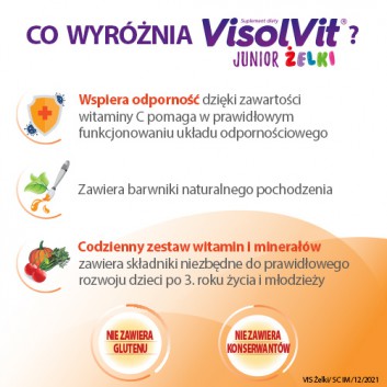 VisolVit Junior, żelki, 50 sztuk