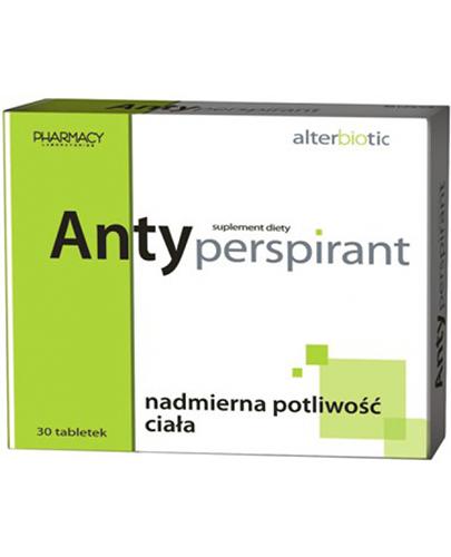 Pot Stop Antyperspirant suplement diety - 30 tabl. - cena, opinie, składniki zdjęcie