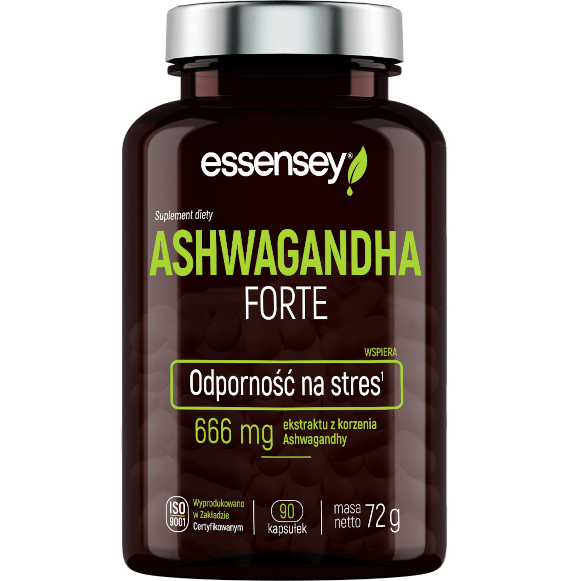 Essensey Ashwagandha Forte, kapsułki, 90 sztuk zdjęcie