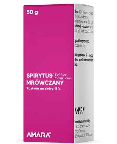 SPIRYTUS MRÓWCZANY 5% - 50 g  zdjęcie