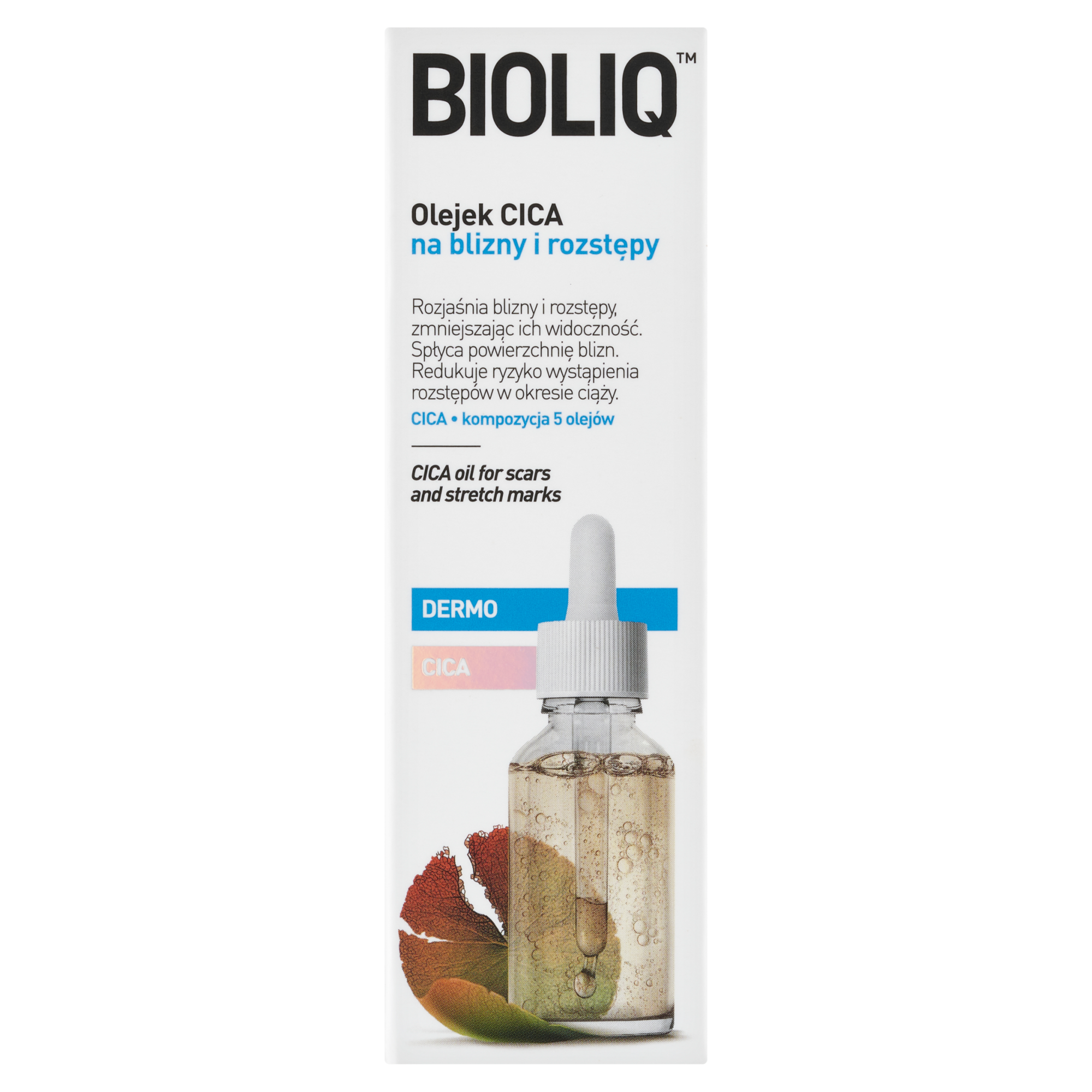 Bioliq Dermo Olejek CICA na blizny i rozstępy płyn, 35 ml zdjęcie