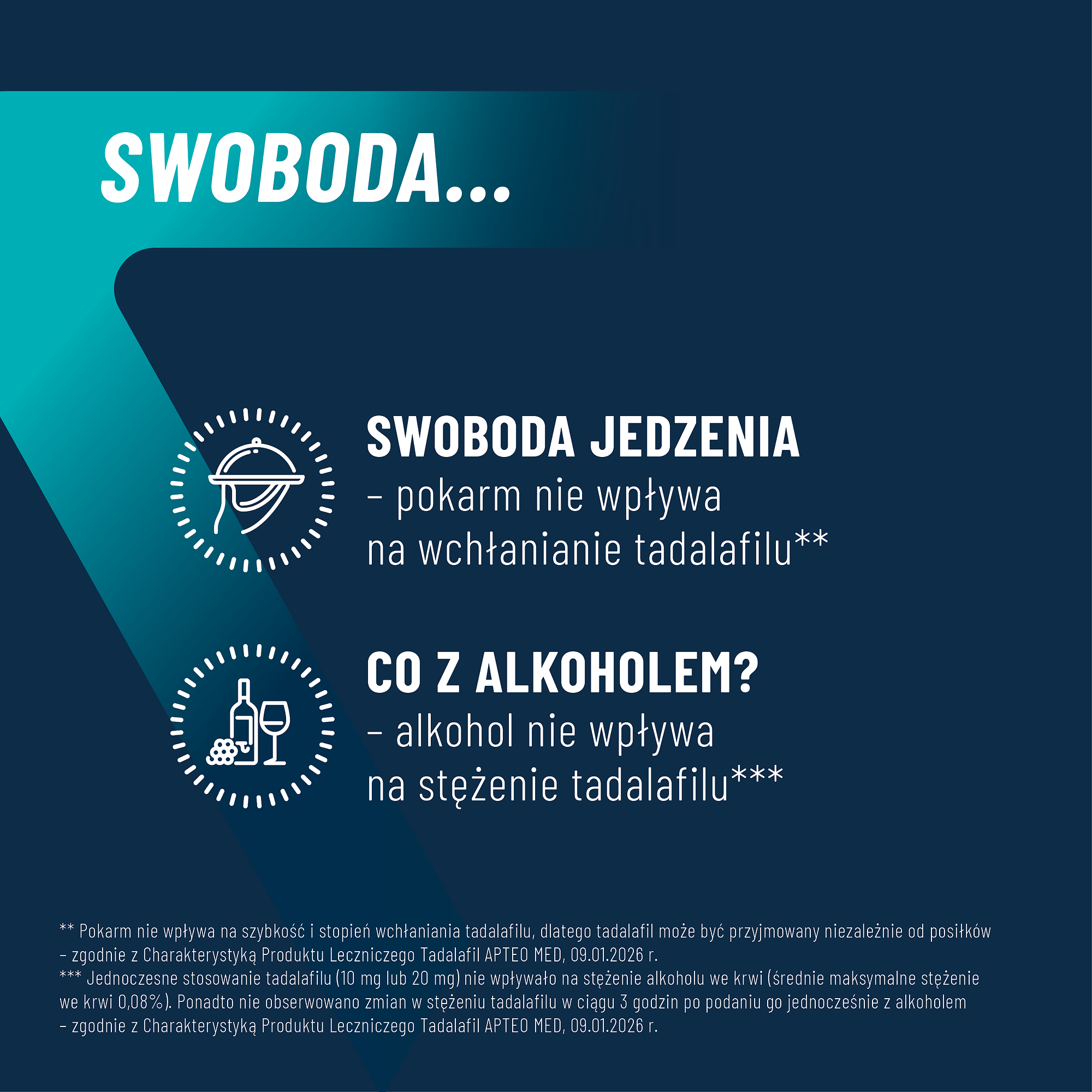 Tadalafil Apteo Med, 10 mg, tabletki, 4 sztuki