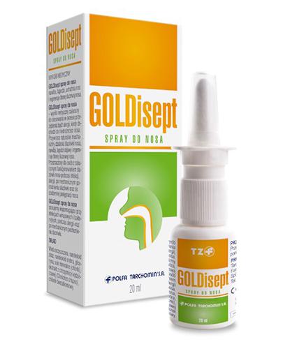 Goldisept Spray do nosa - 20 ml - cena, opinie, stosowanie zdjęcie