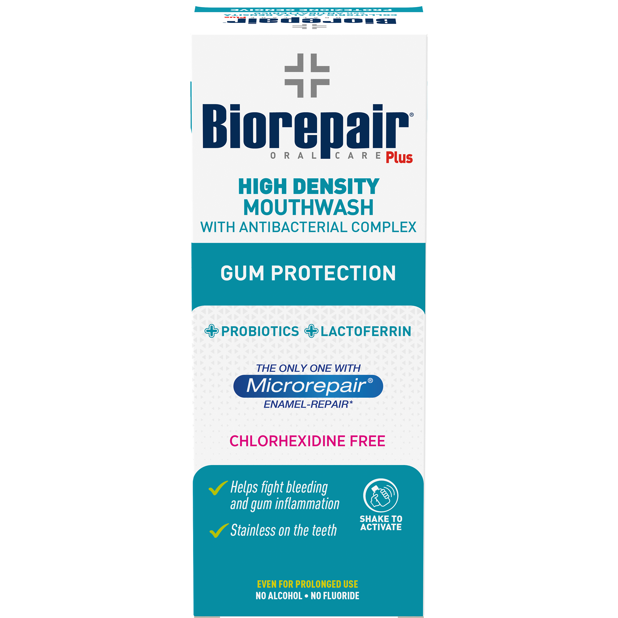 Biorepair Plus płyn do płukania jamy ustnej probiotyki + laktoferyna, 250 ml zdjęcie