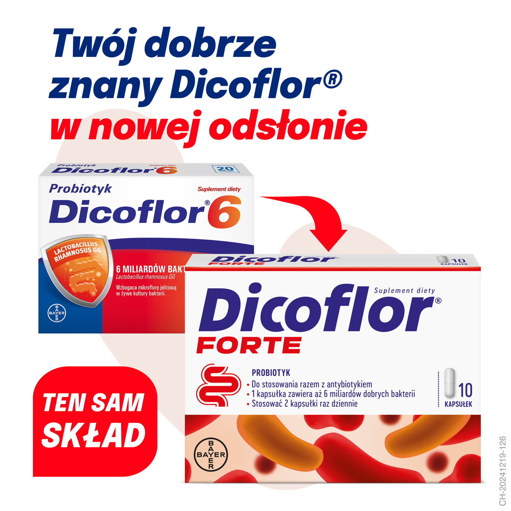 Dicoflor Forte kapsułki, 10 sztuk