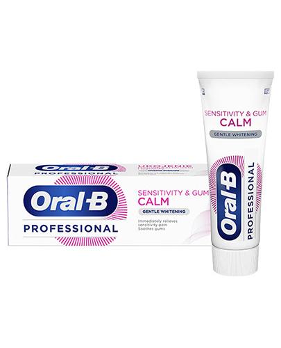 Oral-B Professional Sensitivity & Gum Calm Gentle Whitening Specjalistyczna pasta do zębów ukojenie i nadwrażliwość dziąseł, 75 ml  zdjęcie