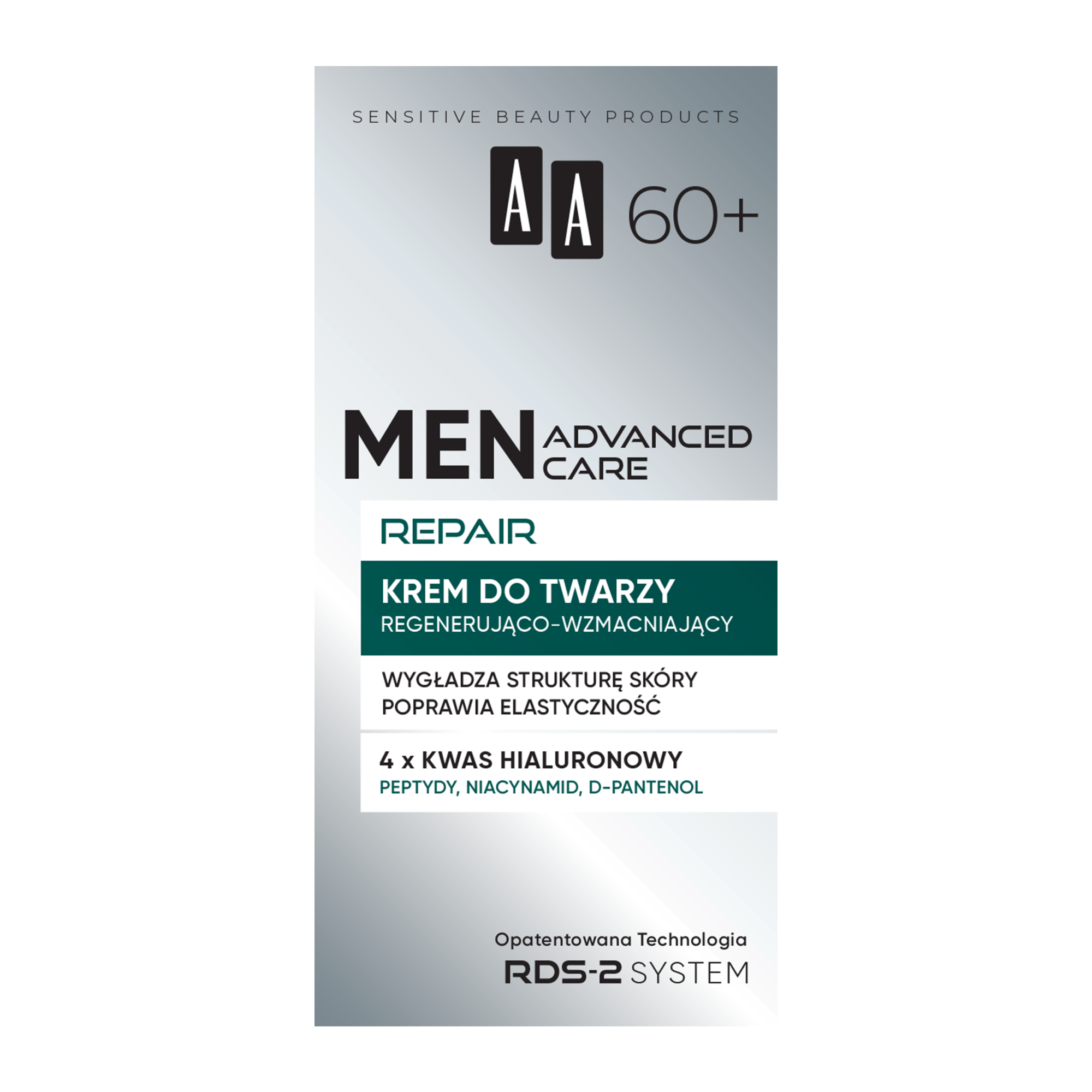 AA Men Advanced Care Repair 60+ Krem do twarzy regenerująco-wzmacniający, 50 ml zdjęcie